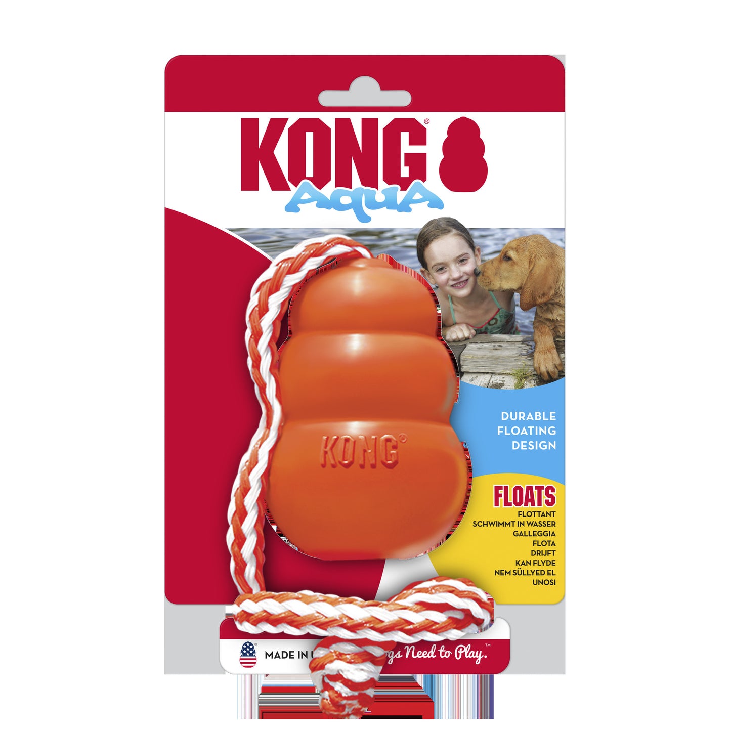 Kong Aqua Suda Yüzen İpli Oyuncak